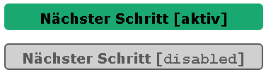 Aktiver und deaktivierter Schalter mit Mindestkontrasten